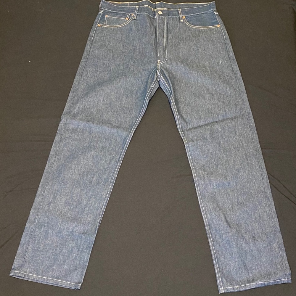 Greenish-blue Levi 501 Jeans